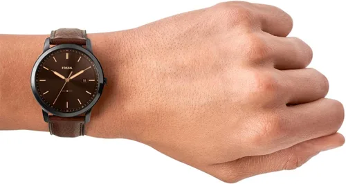 Vista 4 de Fossil - Reloj casual de cuarzo minimalista de acero inoxidable y delgado para hombre