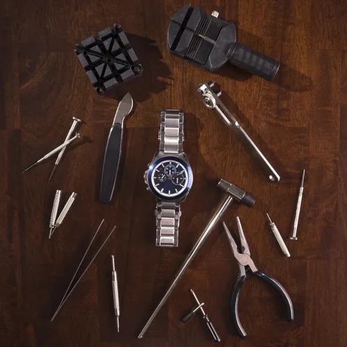 Vista 4 de Stalwart equipo profesional de herramientas de reparación bisutería relojes 16 piezas
