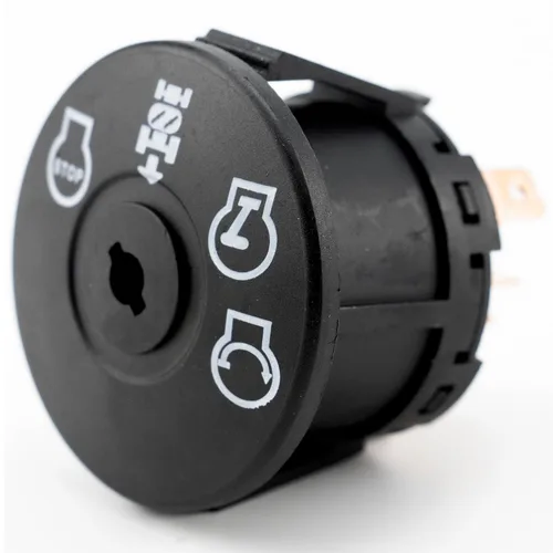 Vista 4 de Interruptor de encendido para tractor, interruptor de llave 4 posiciones para Husqvarna, AYP, Craftsman, MPN, Delta, Poulan, Ariens, MTD, Snapper