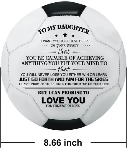 Vista 3 de KWOOD Balón de Fútbol Clásico Personalizado, Balón de Fútbol Grabado con Bomba Premium para Entrenamiento y Recreación, Disponible