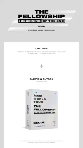 Vista 2 de dreamus ATEEZ THE BELLOWSHIP COMIENZO DEL FIN DE SEÚL Blu-ray