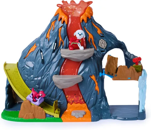 Vista 8 de PAW Patrol The Dino Movie Super Lava Blast Volcano Playset with 2 Figures