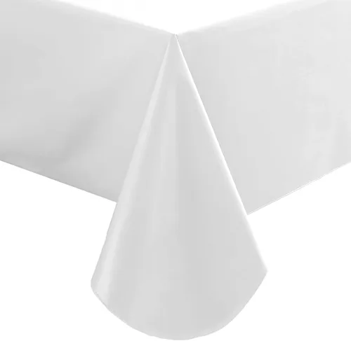 Vista 14 de SASTYBALE Mantel de vinilo con respaldo de franela impermeable y resistente al aceite, manteles de plástico para mesas rectangulares, manteles