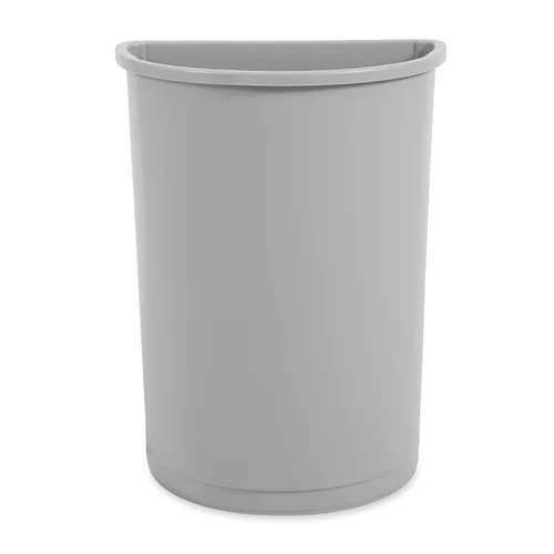 Vista 2 de Rubbermaid Commercial Products Bote de basura intocable, 11 galones, marrón, papelera duradera para el hogar, cocina, garaje, oficina Gris