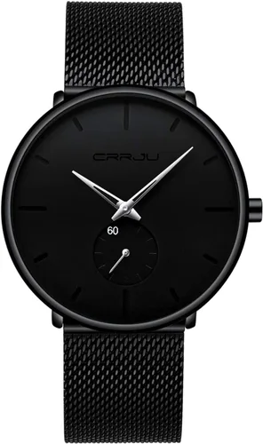 Vista 8 de Mens Watches Ultra-Thin Minimalist Waterproof - Fashion Wrist Watch for Men Unisex Dress with Stainless Steel Mesh Band