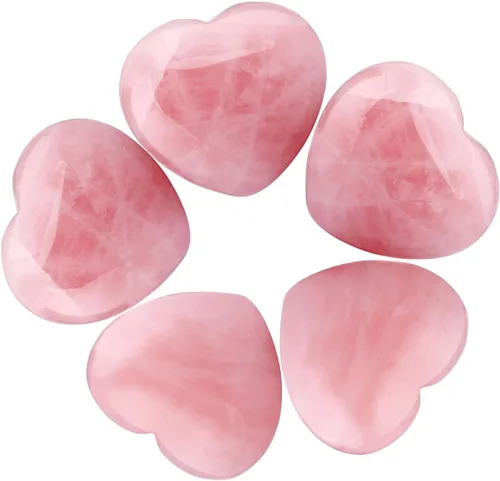 Vista 13 de mookaitedecor Cristales curativos opalita corazón amor preocupación palma piedra reiki equilibrio 0.5 pulgadas, paquete de 12, Opalita, opalita