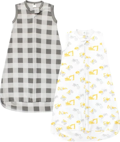 Vista 32 de Hudson Baby Saco de dormir unisex de algodón con manga larga para bebé, saco, manta