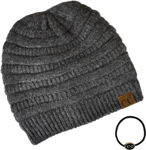 Vista 406 de C.C Trendy Warm Chunky Soft Stretch Cable Knit Beanie