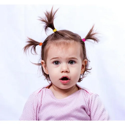 Vista 4 de 200 lazos pequeños para el cabello, lazos para el pelo de bebé 200pcs/20colors