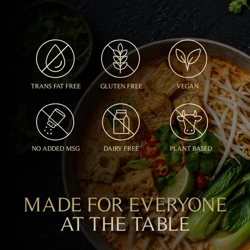 Vista 5 de Massel Instant Laksa - Cubos de caldo de caldo, sin MSG, base de sopa sin gluten, paquete a granel (6 x 3.70 oz)