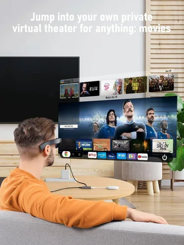 Vista 5 de Lemorele - Adaptador HDMI a USB C 4K 60Hz con fuente de alimentación para gafas AR Para Switch/PS5/Xbox/Steam Deck Dock; XREAL Air, Rokid, RayNeo