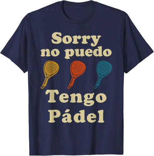 Vista 34 de Funny I Have Padel Player Sport en Español Camiseta Hombre