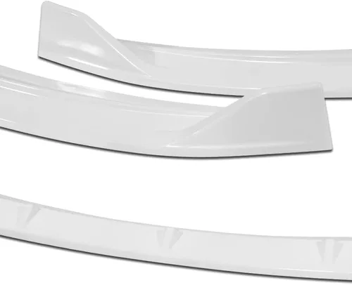 Vista 5 de Kit de 3 bordes de parachoques delantero compatibles con Ford Focus ST MK3 2012-2014, alerón de protección divisor estilo GT, difusor de aire