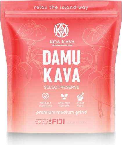 Vista 8 de Koa Kava Polvo de Damu Kava – Raíz noble de Damu Fiji premium, relajación fuerte y embriagadora (1 libra (15.87 oz))