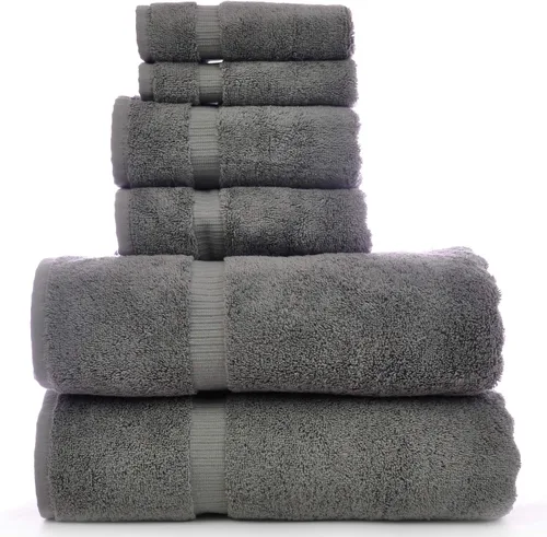 Vista 58 de Colección Luxury Hotel & Spa Altamente Absorbente, Secado Rápido 100% Algodón Turco 700 GSM, Toalla Eco Amigable, para Baño Borde Dobby Toalla