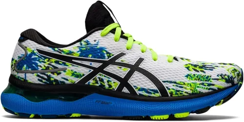 Vista 4 de ASICS Gel-Nimbus 24 - Tenis de correr para hombre, BlancoNegro