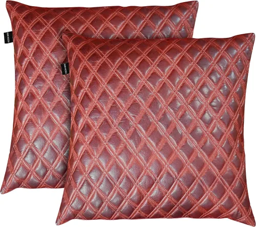 Vista 16 de Funda de almohada de piel de cordero – Funda de cojín decorativa para sofá – Fundas para sala de estar y dormitorio, 22 x 22 pulgadas – Paquete de 2