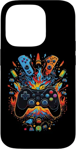 Vista 17 de iPhone 16 Gamer Aesthetic Graphic Gaming Video Games Boys Teens Kids Case