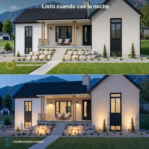 Vista 7 de LEONLITE - Luz de inundación LED de 5 CCT, 20 W/30 W/40 W, haz NEMA, del atardecer al amanecer