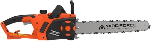 Vista 7 de Yard Force Motosierra eléctrica de 16 pulgadas YF1516CS con lubricación automática, tensión de barra de cadena sin herramientas, interruptor