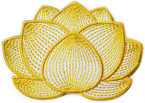 Vista 8 de Kolorspun Parche de flor de loto - Gancho y bucle táctico moral parche (rosa)