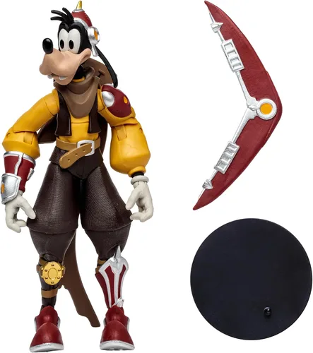 Vista 6 de McFarlane Toys - Disney Mirrorverse Genie Scrooge McDuck de 5 pulgadas y Goofy 7 pulgadas, figura de acción 3 unidades, etiqueta dorada, exclusiva