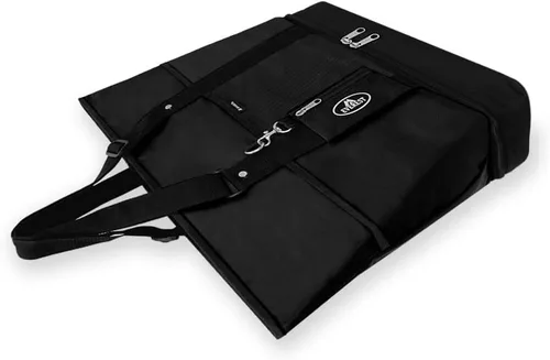 Vista 5 de Bolsa de compra, de Everest, Negro), 1002DLX-BK