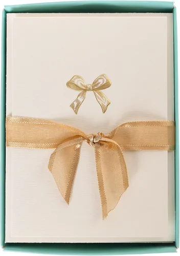 Vista 28 de Graphique Tarjetas de Apple, paquete de 10 tarjetas con sobres, saludos para todas las ocasiones, interior en blanco, relieve de lámina dorada
