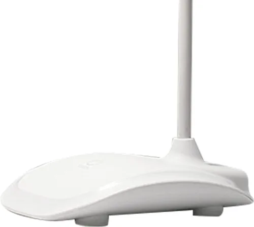 Vista 6 de Lámpara de escritorio LED con carga USB, lámpara de mesa para escuela, hecha de plástico (blanco)