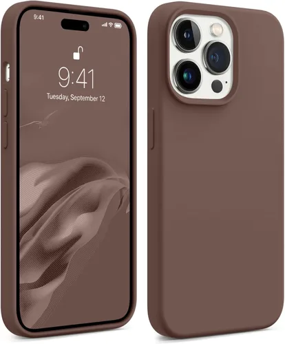 Vista 14 de AOTESIER Funda magnética para iPhone 13 Pro Max, compatible con MagSafe, protección militar a prueba de golpes, funda de silicona con forro de Verde