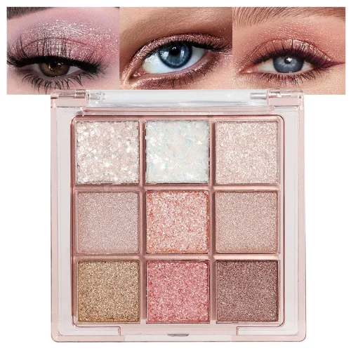 Vista 35 de CAKAILA Paleta de sombra de ojos mate de 10 colores, color gris y gris topo, paleta de sombra de ojos neutra, paleta de maquillaje de larga