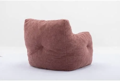 Vista 8 de anwickjeff Sillones puf, puf de relleno suave copetudo con relleno, sofá perezoso esponjoso, tumbona imperial gigante para dormitorio, sala de estar