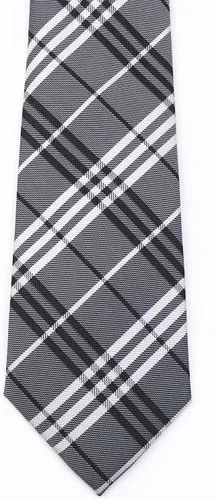 Vista 7 de Corbatas de diseñador formal de jacquard con estampado de rayas para hombre