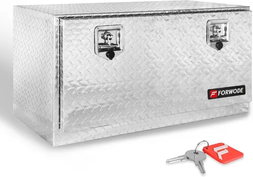 Vista 12 de FORWODE Caja de herramientas de 18 Pulgadas para Carrocería de Camión, de Aluminio, para Camión con Remolque, Caja de Herramientas para Camioneta