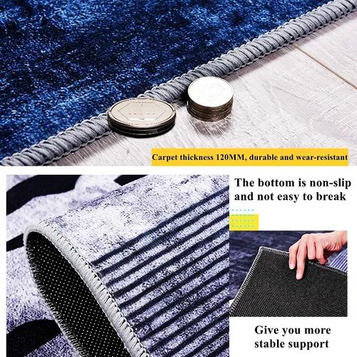 Vista 6 de Electric Heated Floor Mat Floor Warming Heater Foot Warmer, Electric Heating Carpet Heated Rug, Electric Heating Pads Space Heater with Temperature
