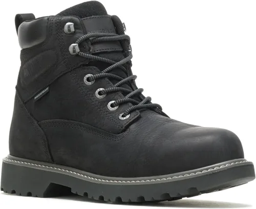 Vista 2 de Wolverine Floorhand Botas de trabajo impermeables con punta de acero de 6 pulgadas Negro