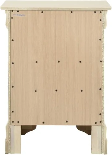 Vista 5 de Glory Furniture Louis Phillipe Mesita de noche con 3 cajones en color beige