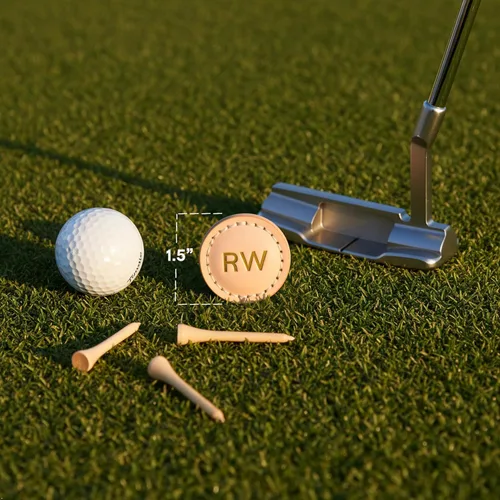 Vista 12 de Northwind Personalized Leather Golf Ball Markers (Set of 2) – Made in USA - Custom Monogrammed Full Grain Leather Ball Markers – Custom Golf