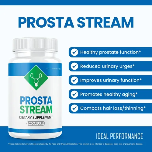 Vista 3 de IDEAL PERFORMANCE Paquete de 3 pastillas Prosta Stream Prostastream Prostastream (180 cápsulas)