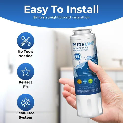 Vista 6 de Pureline Repuesto EDR4RXD1 para filtro Everydrop 4, UKF8001, UKF8001AXX-750, UKF8001AXX-200, Maytag UKF8001, Whirlpool EDR4RXD1, 4396395, Kenmore
