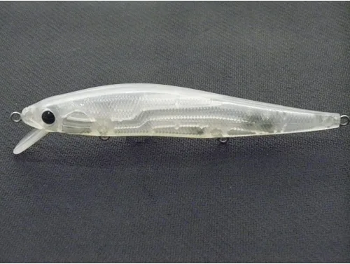 Vista 49 de 10 Señuelo en Blanco sin Pintar Minnow Crankbait de Agua Superior sin Labios Jerkbait Señuelos de Pesca