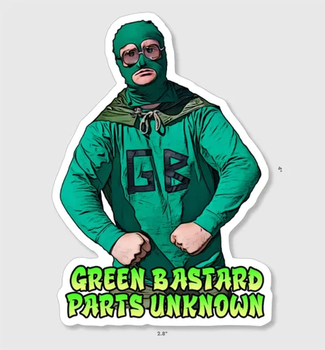 Vista 6 de Paquete de calcomanías de burbujas (paquete de 2) – Calcomanías de burbujas y bastardo verde, mercancía oficial de Trailer Park Boys