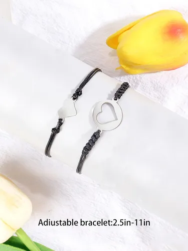 Vista 5 de choice of all Pulseras de madre e hija a juego para mujeres, pulseras de mamá y yo de menos de 5 dólares, artículos de joyería para mujer