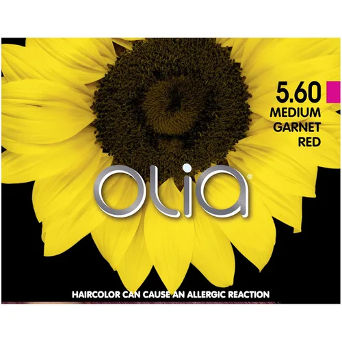 Vista 5 de Garnier Olia Tinte de cabello sin amoníaco [5.60] rojo granate medio, 1 unidad 5.6 Rojo granate medio
