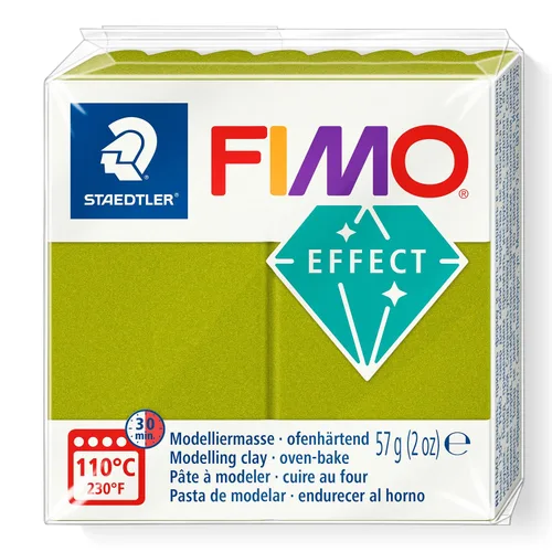 Vista 11 de STAEDTLER 8010-014 FIMO Effect - Arcilla de modelado polimérica endurecedora para horno, color blanco translúcido (1 bloque de 2.01 oz)