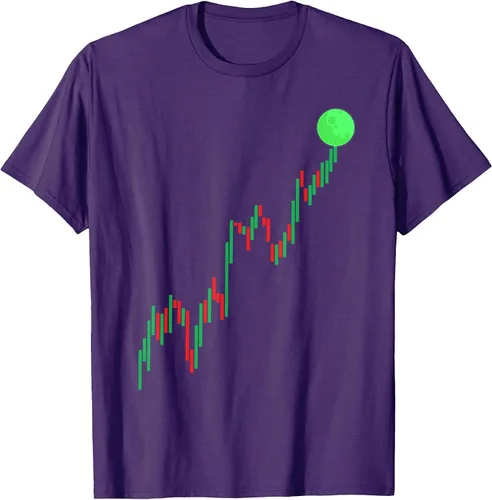 Vista 24 de Cute Stock Trading Design for Men Women Stock Market Trader T-Shirt Asphalt Grey