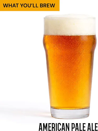 Vista 2 de Kit de recetas para elaborar cerveza (ingredientes) – fabrica tu propia cerveza con Home Brewing - 1 galón, American Pale Ale