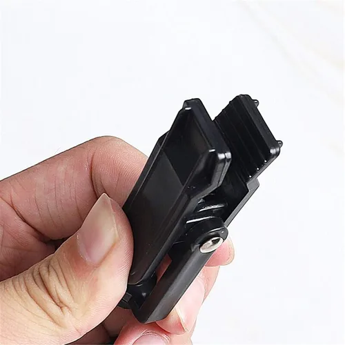 Vista 4 de 10 ganchos giratorios de plástico superfuertes para colgar en el hogar, clips giratorios para lavandería, clips de cortina, alfileres de ropa, clips