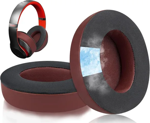 Vista 10 de SoloWIT Almohadillas de gel refrescante de repuesto para auriculares Beats Studio 2 y Studio 3 con cable e inalámbricos, almohadillas con espuma