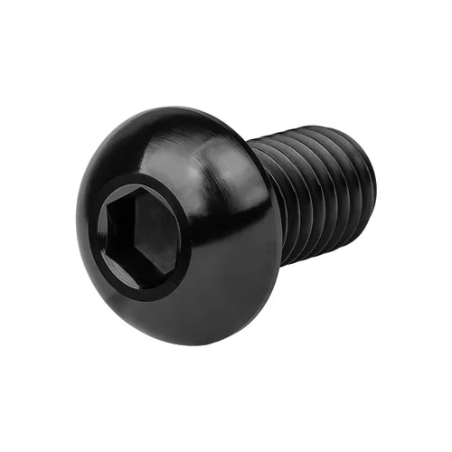 Vista 4 de Tornillos de titanio M8 con cabeza de botón, paquete de 4 (M8x15mm, negro) 15 20 25 30 1.378 in disponible para modificaciones de coches